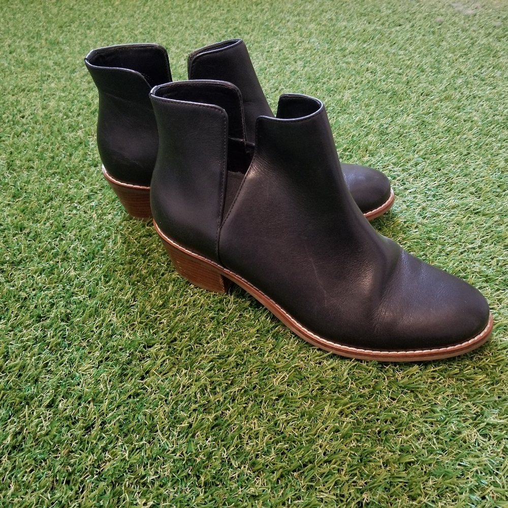 Cole Haan Black Leather Boots